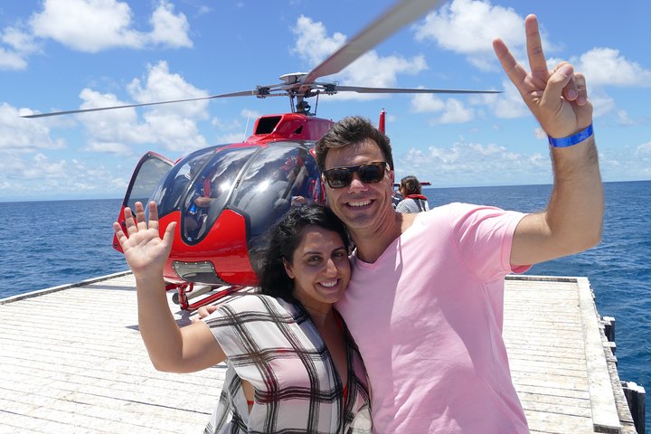 Full Day Reef Cruise Including 10 Minute Heli Scenic Flight Get High Package - Tourism Cairns